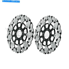 Brake Disc Rotors スズキGSXR1000 2001 2002ペアのフロントブレーキローターディスク Front Brake Rotors Discs For Suzuki GSXR1000 2001 2002 Pair