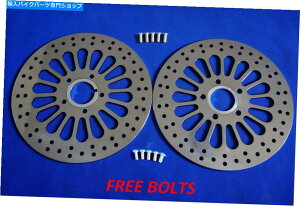 Brake Disc Rotors 11.5 "u[L[^[tgA2PCSX[p[X|[N|bVfBXNn[[5z[ 11.5" Brake Rotor Front & Rear 2pcs Super Spoke Polished Disc For Harley 5 Holes