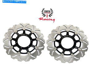 Brake Disc Rotors �z���_CBR�̐V����2�t�����g�u���[�L�f�B�X�N���[�^�[1000 RR 2008-2016�E�F�[�u���[�^�[ New 2 Front Brake Disc Rotors For Honda CBR 1000 RR 2008-2016 Wave Rotors�y���s�A���i�z