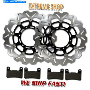 Brake Disc Rotors XYLGSXR 600 GSXR 750 K8/K9i08-10jGSXR1000 09-11p̃tgu[L[^[+pbh Front Brake Rotor+Pads for Suzuki GSXR 600 GSXR 750 K8/K9 (08-10) GSXR1000 09-11