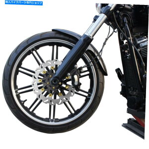 Brake Disc Rotors 11.8 "n[[\tgAXXL_Cic[OpubNS[ht[eBOtgu[L[^[ 11.8" Black Gold Floating Front Brake Rotor for Harley Softail XL Dyna Touring