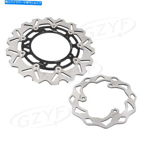 Brake Disc Rotors }nYZF R3/R25 2015-2016tgAu[LfBXN[^[X`[]ԃubN For Yamaha YZF R3/R25 2015-2016 Front Rear Brake Disc Rotor Steel Bicycle Black