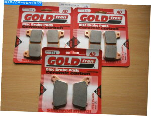 Brake Pads z_CBR1000 RR Fireblade 2010 Goldfrenp̃tgAZ~bNu[Lpbh FRONT & REAR CERAMIC BRAKE PADS For HONDA CBR1000 RR FIREBLADE 2010 GOLDFREN