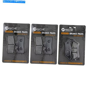 Brake Pads BMW K1200S K1300R K1200RX|[cp̃jb`u[LpbhZbgSZ~^bN NICHE Brake Pad Set for BMW K1200S K1300R K1200R Sport Complete Semi-Metallic