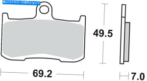 Brake Pads SBS DCfAJ[{u[Lpbh782DC SBS DC Dual Carbon Brake Pads 782DC