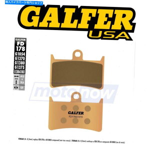 Brake Pads 1999�N����2018�N�̃��}�nYZF-R6-MI�̃K���t�@�[�u���[�L�t�����gHH�Č��u���[�L�p�b�h Galfer Brakes Front HH Sintered Brake Pads for 1999-2018 Yamaha YZF-R6 - mi�y���s�A���i�z