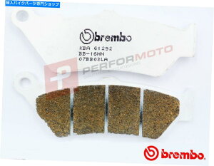 Brake Pads Brembo La Sentered Front Brake Pads��KTM 990�A�h�x���`���[R / ABS 2009-2012�ɓK�����܂� Brembo LA Sintered Front Brake Pads fits KTM 990 Adventure R / ABS 2009-2012�y���s�A���i�z