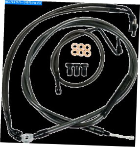 Hoses LA`bp[Y-LA -8011KT -00M-P[u/u[LCLbgAXgbN - ^钆 LA Choppers - LA-8011KT-00M - Cable/Brake Line Kit, Stock Length - Midnight
