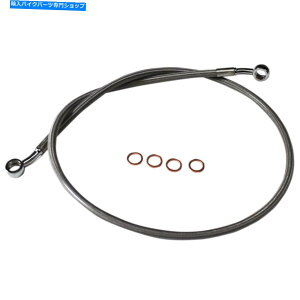 Hoses LA`bp[YXeXu[LC-15-17 "-ScoutLA -8400B16 LA Choppers Stainless Brake Line - 15-17" - Scout LA-8400B16