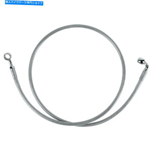 Hoses hbOXyVeBtgu[LCNAR[eBOXeX|| 640113 Drag Specialties Front Brake Line Clear-Coated Stainless Steel | 640113