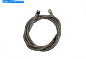 Hoses XeXX`[u[Lz[X54C`̓n[[frbh\ɓK܂ Stainless Steel Brake Hose 54 inch fits Harley Davidson
