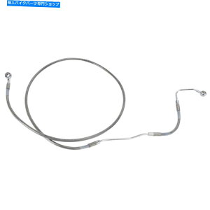 Hoses hbOXyVeBtgu[LCFLT 9-13 ABSXeX|1741-2926 Drag Specialties Front Brake Line FLT 9-13 ABS Stainless Steel 1741-2926