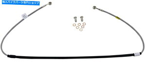 Hoses �K���t�@�[�ґg�X�e�����X�|�t�����g�u���[�L���C���iFK003D742-1�j Galfer Braided Stainless Steel Front Brake Line (FK003D742-1)�y���s�A���i�z