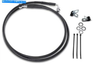 Hoses �h���b�O�X�y�V�����e�B1741-2585�g���X�e�����X�|�t�����g�u���[�L���C���L�b�g Drag Specialties 1741-2585 Extended Stainless Steel Front Brake Line Kit�y���s�A���i�z