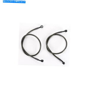 Hoses Goodridge 11365[jo[TubNu[Lz[X-65C`B Goodridge 11365 Universal Black Brake Hose with Black Ends - 65in.