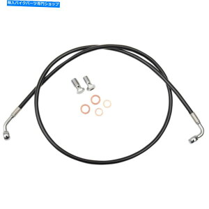 Hoses La Choppers Brake Line -Black -18-20 00-10 -Softail | LA-8130B19B LA Choppers Brake Line - Black - 18-20 00-10 - Softail | LA-8130B19B
