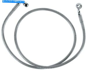 Hoses �h���b�O�X�y�V�����e�B1204-2735�W�����t�����g�X�e�����X�X�`�[���u���[�L���C���L�b�g Drag Specialties 1204-2735 Standard Length Front Stainless Steel Brake Line Kit�y���s�A���i�z