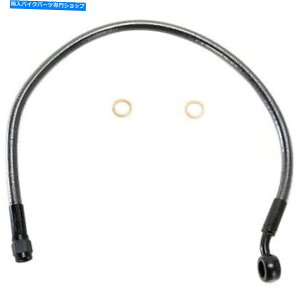 Hoses }Oi-AS47118-|bVꂽXeXfUCi[V[YABStgAbp[u[LC Magnum - AS47118 - Polished Stainless Designer Series ABS Front Upper Brake Line