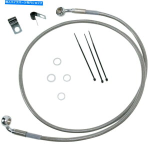 Hoses hbOtgg+2XeXX`[u[LCn[[99-07 FXST Drag Front Extended +2 Stainless Steel Brake Line for Harley 99-07 FXST