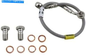 Hoses Galfer Brakes -FK003D385R-�X�|�[�c�o�C�N�X�e�����X�X�`�[�����A�����u���[�L���C�� Galfer Brakes - FK003D385R - Sportbike Stainless Steel Rear Hydraulic Brake Line�y���s�A���i�z
