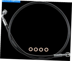 Hoses }OiXRXeXɒ[ȉu[LCLbg42 "ubNn[[SBC0607-42 Magnum XR Stainless Extreme Response Brake Line Kit 42" Black Harley SBC0607-42