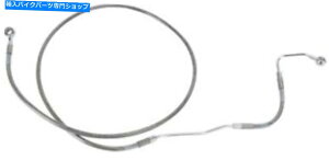 Hoses ABS�N���A�i+4 �j691182-4��������t�����g�u���[�L���C���L�b�g���g������h���b�O�X�y�V�����e�B�[ Drag Specialties Extended Front Brake Line Kit with ABS Clear (+4) 691182-4�y���s�A���i�z