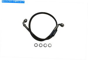 Hoses XeX|24-3/8C`Au[Lz[X̓n[[frbh\ɓK܂ Stainless Steel 24-3/8 inch Rear Brake Hose fits Harley Davidson