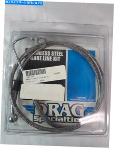 Hoses �V�����h���b�O�X�y�V�����e�B1741-2969�u���[�L���C���X�e�����X�|FXST NEW DRAG SPECIALTIES 1741-2969 Brakeline Stainless Steel FXST�y���s�A���i�z