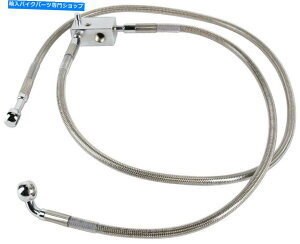 Hoses hbOXyVYu[LC - tg - +10 " - XeX|-1741-2653 Drag Specialties Brake Line - Front - +10" - Stainless Steel - 1741-2653