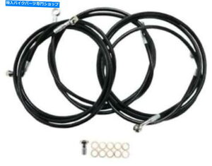 Hoses LA`bp[YubNrj[R[eBOXeXґgu[LC-LA -8310B19B LA Choppers Black Vinyl Coated Stainless Braided Brake Line - LA-8310B19B