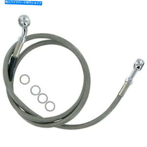Hoses bZtgu[LCLbg҂+6 "84-99n[[FXST Russell Front Brake Line Kit Braided +6" for 84-99 Harley FXST