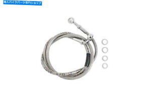 Hoses XeX|43C`tgu[Lz[X́An[[_rbh\ɓK܂ Stainless Steel 43 inch Front Brake Hose fits Harley-Davidson