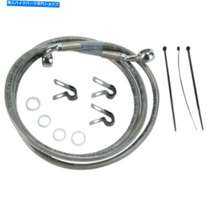 Hoses +10 54 1/4 "gґgXeXAbp[u[LCLbgn[[\tg00-07 +10 54 1/4" Extended Braided Stainless Upper Brake Line Kit Harley Softail 00-07