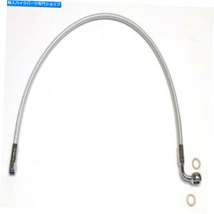 Hoses 25�F�u�X�^�[�����O�N���}�C�gII�f�U�C�i�[�A�b�p�[�h�b�g�u���[�L���C���A90�x�A7/16�v-37325 25: Sterling Chromite II Designer Upper DOT Brake line, 90 Degree, 7/16 -37325�y���s�A���i�z