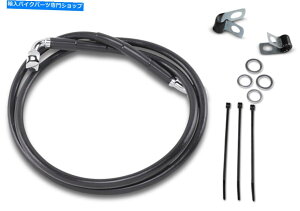 Hoses �h���b�O�X�y�V�����Y�W�����t�����g�X�e�����X�X�`�[���u���[�L���C���L�b�g1741-2550 Drag Specialties Standard Length Front Stainless Steel Brake Line Kit 1741-2550�y���s�A���i�z