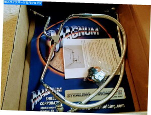 Hoses n[[frbh\}OiUSAXeXu[LCႢ14+ SC2LbgP/N 1741-4263 Harley Davidson Magnum USA Stainless Brake line Lower 14+ SC2 Kit P/N 1741-4263