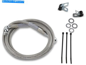 Hoses 640113-4�g��S/S�t�����g�u���[�L���C���L�b�g46in���h���b�O���܂��B�N���A Drag 640113-4 Extended S/S Front Brake Line Kit 46in. Clear�y���s�A���i�z