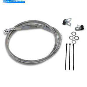 Hoses hbOXyVeB1741-2675gXeXX`[u[LCLbg Drag Specialties 1741-2675 Extended Length Stainless Steel Brake Line Kit