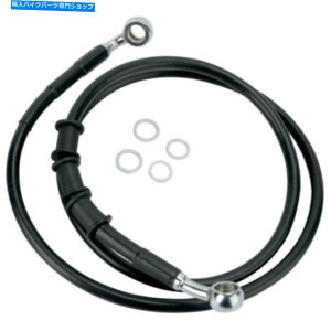 Hoses 42 "W̒ubNrj[Abp[u[LCLbgn[[\tgGC08-11 FLST 42" Standard Length Black Vinyl Upper Brake Line Kit Harley Softail 08-11 FLST