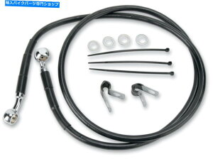 Hoses u[LC - tg - ubN̓n[[_rbh\44813-00AɎđ܂ Brake Line - Front - Black Replaces Harley-Davidson # 44813-00A