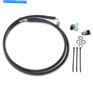 Hoses +10 "56 7/8"gubNrj[Abp[u[LCLbgn[[_Ci\tgGC84-0 +10" 56 7/8" Extended Black Vinyl Upper Brake Line Kit Harley Dyna Softail 84-0