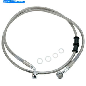 Hoses 44 3/4 "WґgXeXX`[u[LCn[[\tgGC08-10 FXST 44 3/4" Standard Braided Stainless Steel Brake Line Harley Softail 08-10 FXST