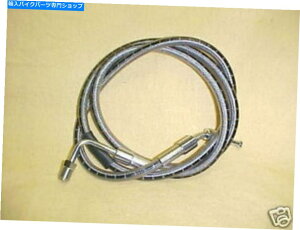 Hoses n[[AX|[cX^[A74-77A҂ݍ݃bZtgu[LCAׂ74-77 43 1/4 inB Harley,Sportster,74-77,braided Russell front brake line, all 74-77 43 1/4 in.