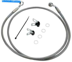 Hoses DSґgu[LCLbgtg+10 "n[[X|[cX^[883/XL883L[/XL883NS DS Braided Brake Line Kit Front +10" Harley Sportster 883/XL883L Low/XL883N Iron