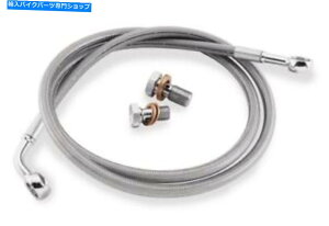 Hoses 42C`tgu[LCLbgR[eBOXeX|͉iɕۏ؂Ă܂n[[ 42 INCH FRONT BRAKE LINE KIT COATED STAINLESS STEEL GUARANTEED FOREVER HARLEY
