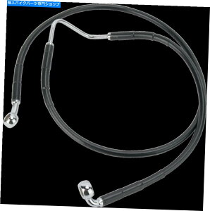 Hoses �h���b�O680220-10BLK ext�B�X�e�����X�X�`�[���t�����g�u���[�L���C���L�b�g�A�u���b�N55 1/2�C���`�B Drag 680220-10BLK Ext. Stainless Steel Front Brake Line Kit, Black 55 1/2in.�y���s�A���i�z