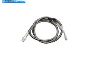 Hoses XeX|49C`tgu[Lz[X̓n[[frbh\ɓK܂ Stainless Steel 49 inch Front Brake Hose fits Harley Davidson