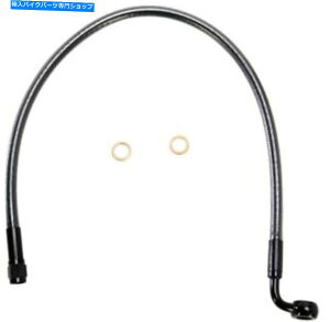 Hoses }OiubNp[fUCi[ABSAbp[u[LC20 "AS47220n[[frbh\ Magnum Black Pearl Designer ABS Upper Brake Line 20" #AS47220 Harley Davidson