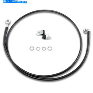 Hoses +10 "55 1/4"gubNrj[Abp[u[LCn[[\tgAC99-07 +10" 55 1/4" Extended Length Black Vinyl Upper Brake Line Harley Softail 99-07