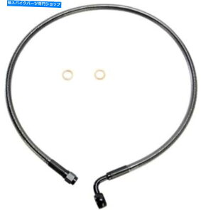 Hoses }OiubNp[fUCi[ABSAbp[u[LC28 "AS47228n[[frbh\ Magnum Black Pearl Designer ABS Upper Brake Line 28" #AS47228 Harley Davidson